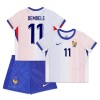 Maillot de Supporter France Dembele 11 Extérieur Euro 2024 Pour Enfant